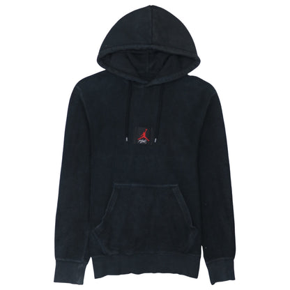 Jordan Men's Black Pullover Hoodie M Embroidered Graphic Cotton