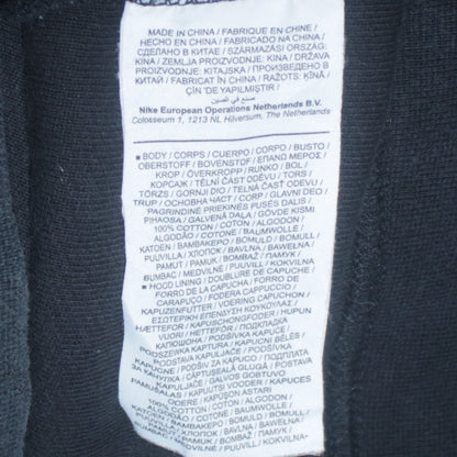 Jordan Men's Black Pullover Hoodie M Embroidered Graphic Cotton