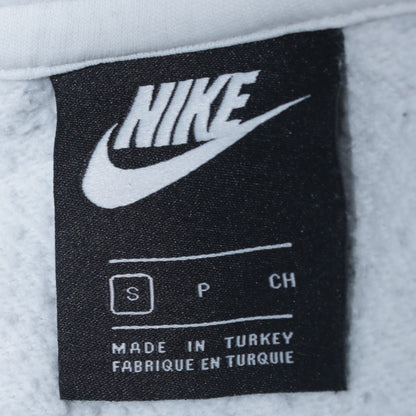 Nike Men’s White Pullover Hoodie S Logo Graphic Print Sportswear