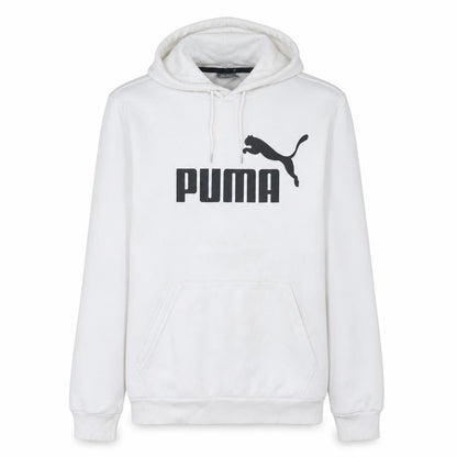 Puma Mens White Pullover Hoodie Small Logo Sportswear