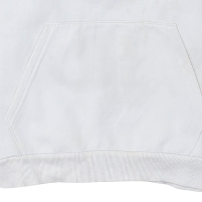 Puma Mens White Pullover Hoodie Small Logo Sportswear