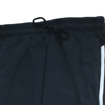Adidas Women’s Black Jogger Trousers Size 8-10 with Drawstring Waist