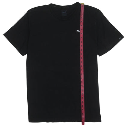 Puma Men's Black 2XL Crew Neck Cotton Short Sleeve T-Shirt