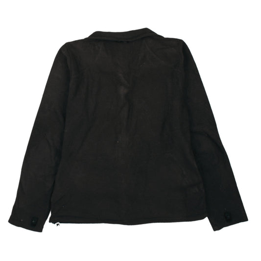 The North Face Unisex Black M Fleece Full Zip Jacket