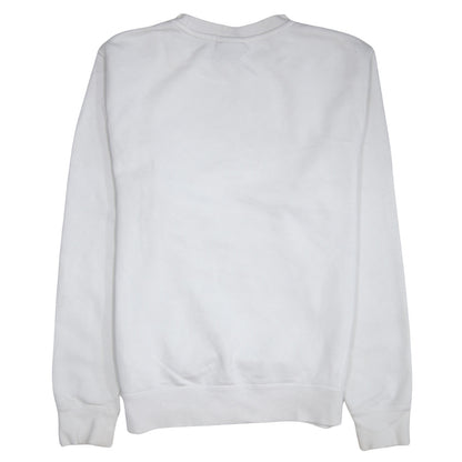 Nike Men's White XS Pullover Crew Neck Logo Sweatshirt