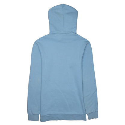 adidas Men Blue Small Pullover Hoodie Sweatshirt Logo Fleece