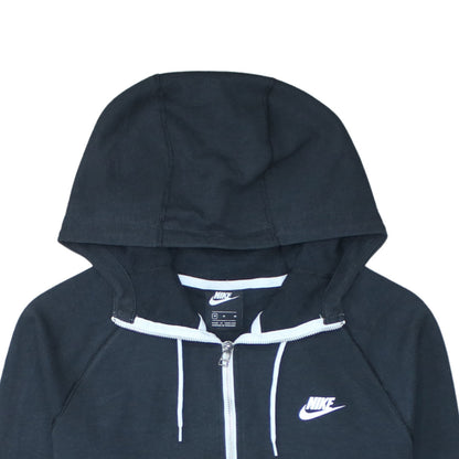 Nike Men's Black Full Zip Hoodie Size M Regular Fit Sportswear