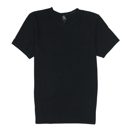 Calvin Klein Men’s Black Slim Fit Cotton Stretch Crew Neck T-Shirt M
