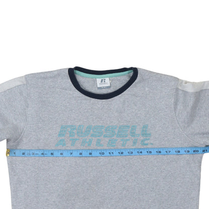 Russell Athletic Boys Grey Heather Sweatshirt 15-16 Years Cotton Blend Pullover