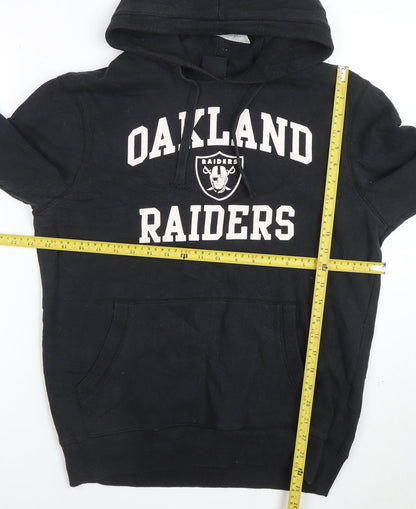 Team Apparel Raiders Men's Black Pullover Hoodie Size M