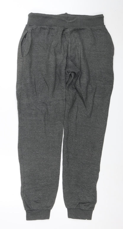 Fila Men's Grey Jogger Trousers M Regular Fit Cotton Blend