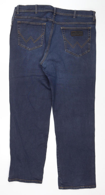 Wrangler Men's Blue Texas Stretch Jeans W40 L32 Regular Fit Denim