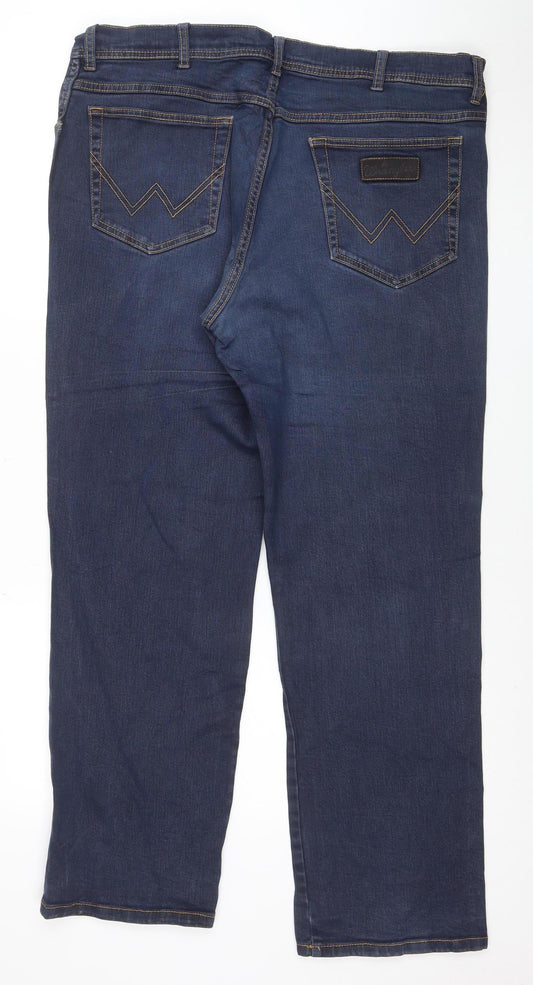 Wrangler Men's Blue Texas Stretch Jeans W40 L32 Regular Fit Denim