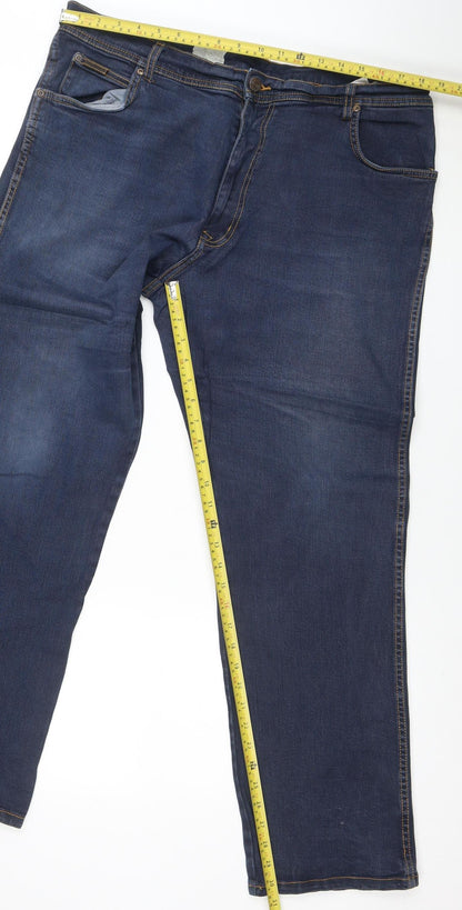 Wrangler Men's Blue Texas Stretch Jeans W40 L32 Regular Fit Denim