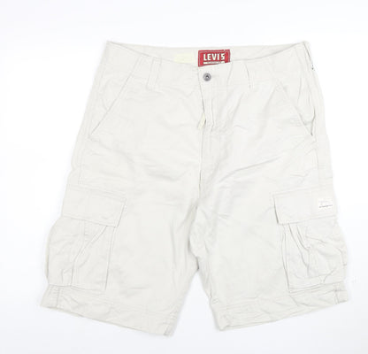 Levi's Men's Beige Cargo Shorts Size 36 Cotton Casual