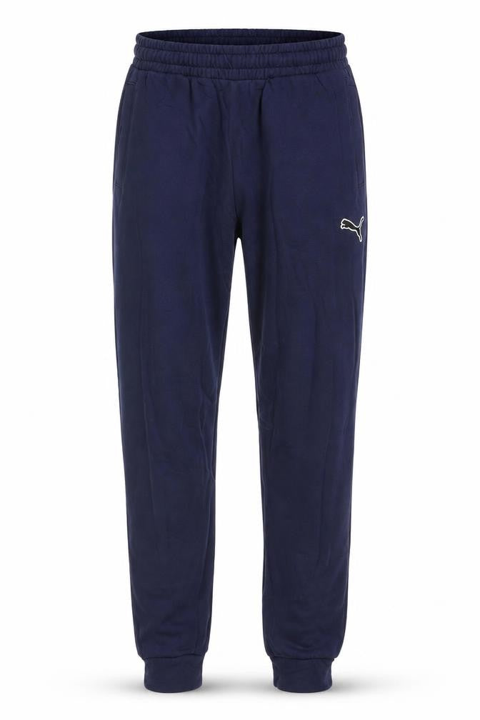 Puma Men's Blue Jogger Trousers Size S Elastic Waist Activewear