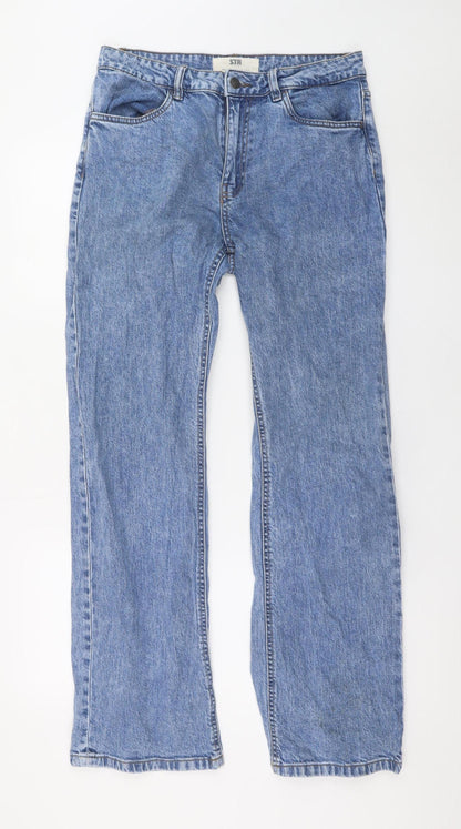 STR Teen Blue Straight Leg Denim Jeans UK 12