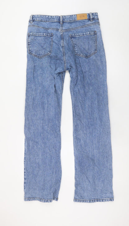 STR Teen Blue Straight Leg Denim Jeans UK 12