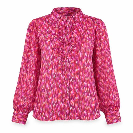 Savida Women's Multicoloured Ruffle Blouse Size 10