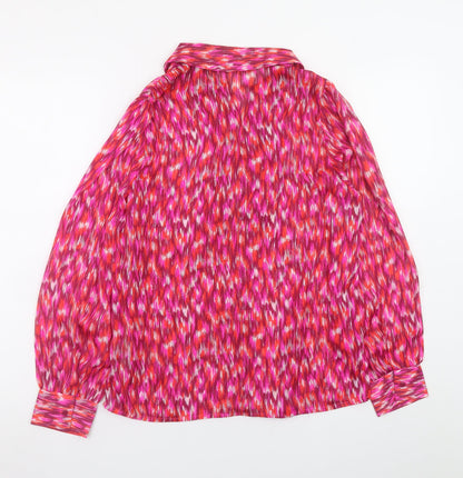 Savida Women's Multicoloured Ruffle Blouse Size 10