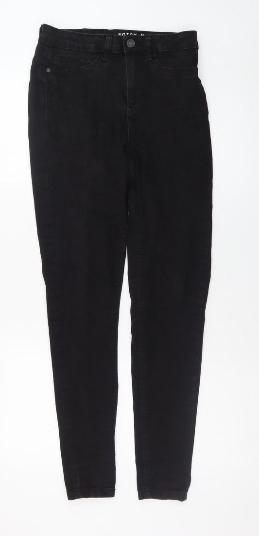 Noisy May Women's Black Skinny Jeans W28 L30 Slim Fit Denim