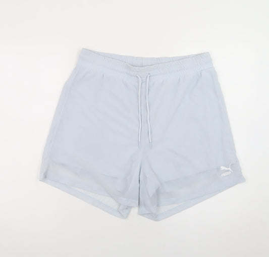 Puma Men's Blue Lightweight Sports Shorts Size L