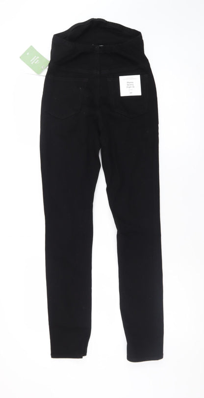 H&M Women’s Black MAMA Skinny High Rise Maternity Jeans XS
