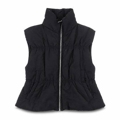 PrettyLittleThing Womens Black Size 10 Puffer Waistcoat