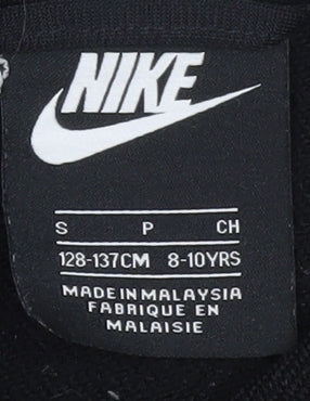 Nike Boys Black & White Full Zip Track Jacket 8-10 Years