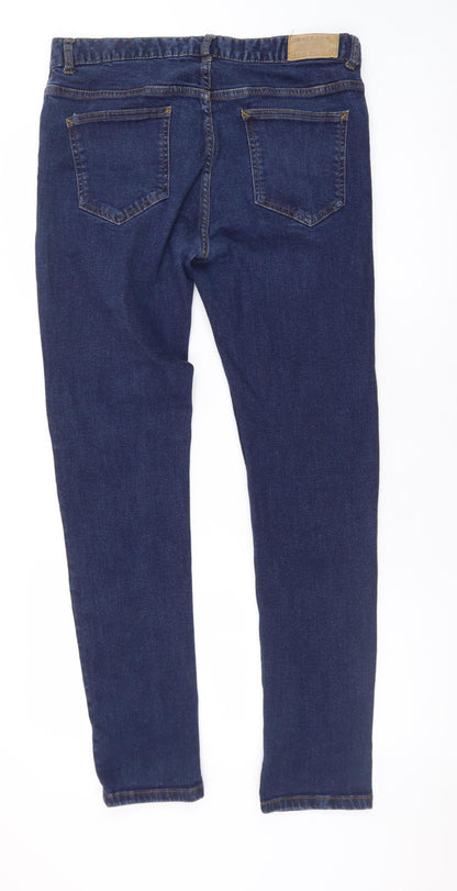 Denim Co. Men's Blue Slim Fit Skinny Jeans 34W 32L