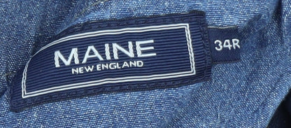 Maine New England Men's Blue 34R Straight Fit Denim Jeans