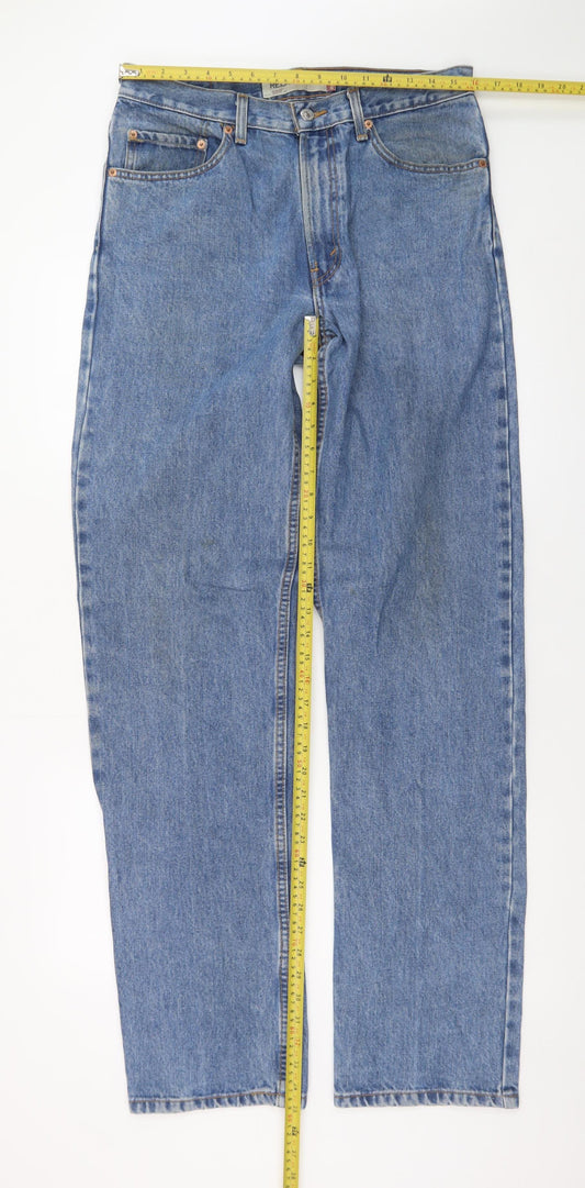 Levi's 550 Relaxed Fit Men's Blue Denim Jeans W32 L36 Straight