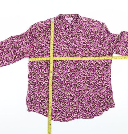 Monsoon Women’s Multicoloured Floral Viscose Tunic Blouse UK 14