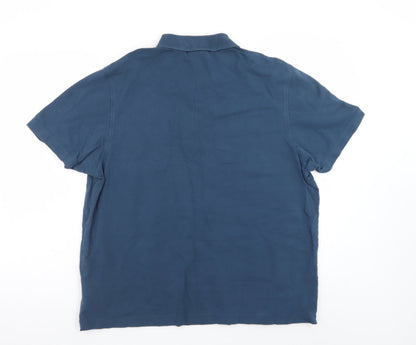 Lacoste Sport Men's Blue 2XL Cotton Polo Shirt