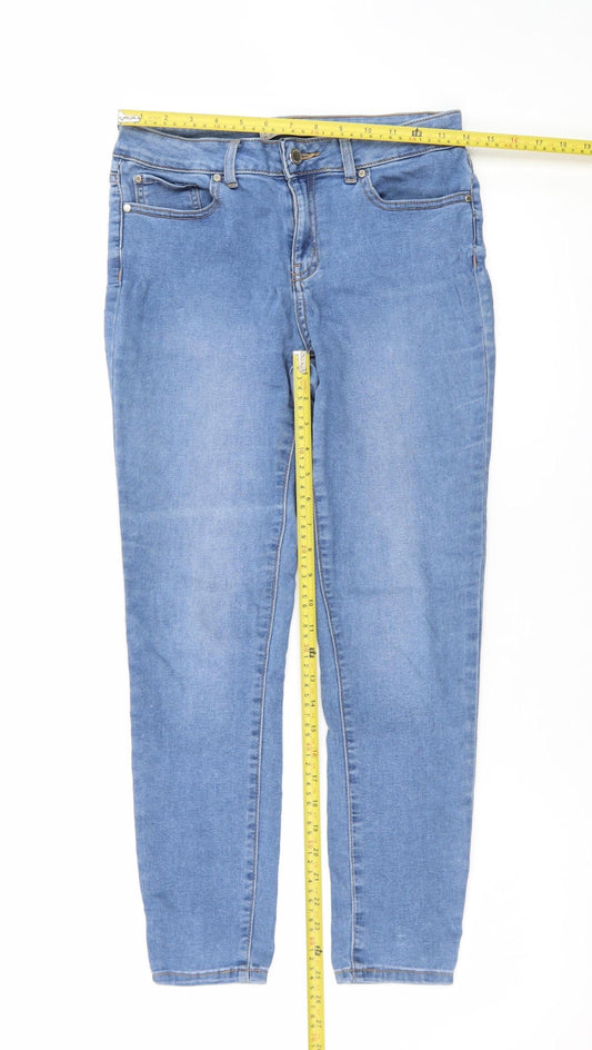 Denim Co. Women's Blue Skinny Stretch Jeans Size 10
