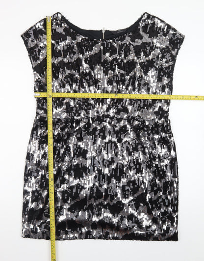 F&F Women’s Black Sequin Bodycon Party Dress Size 20