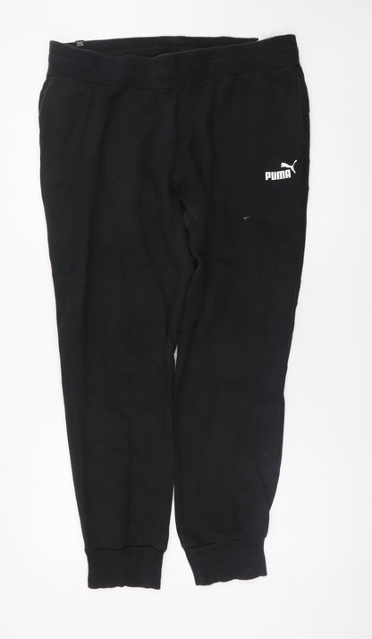 Puma Men’s Black Regular Fit Jogger Trousers 2XL