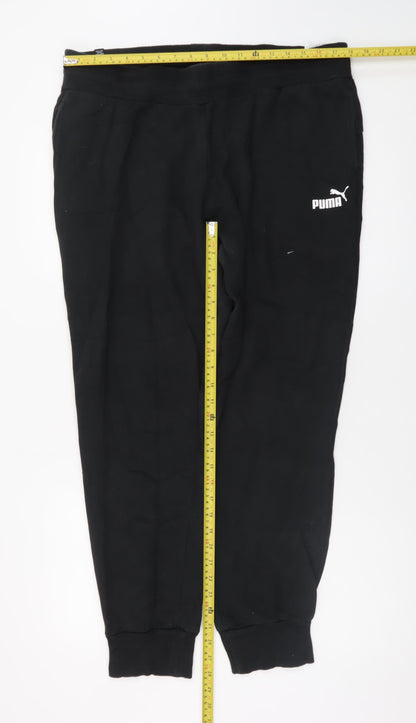 Puma Men’s Black Regular Fit Jogger Trousers 2XL