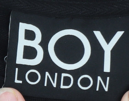 BOY London Men's Black Pullover Sweatshirt Small Logo Graphic