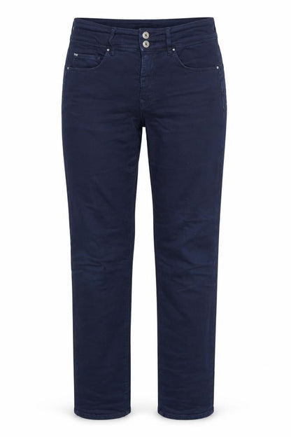 Salsa Jeans Women’s Navy Blue Slim Trousers Size 30 Straight Leg