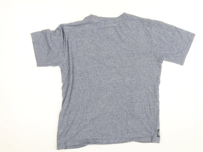 Nickelson Blue Graphic 88 Sports T-Shirt Teens 13 Crew Neck