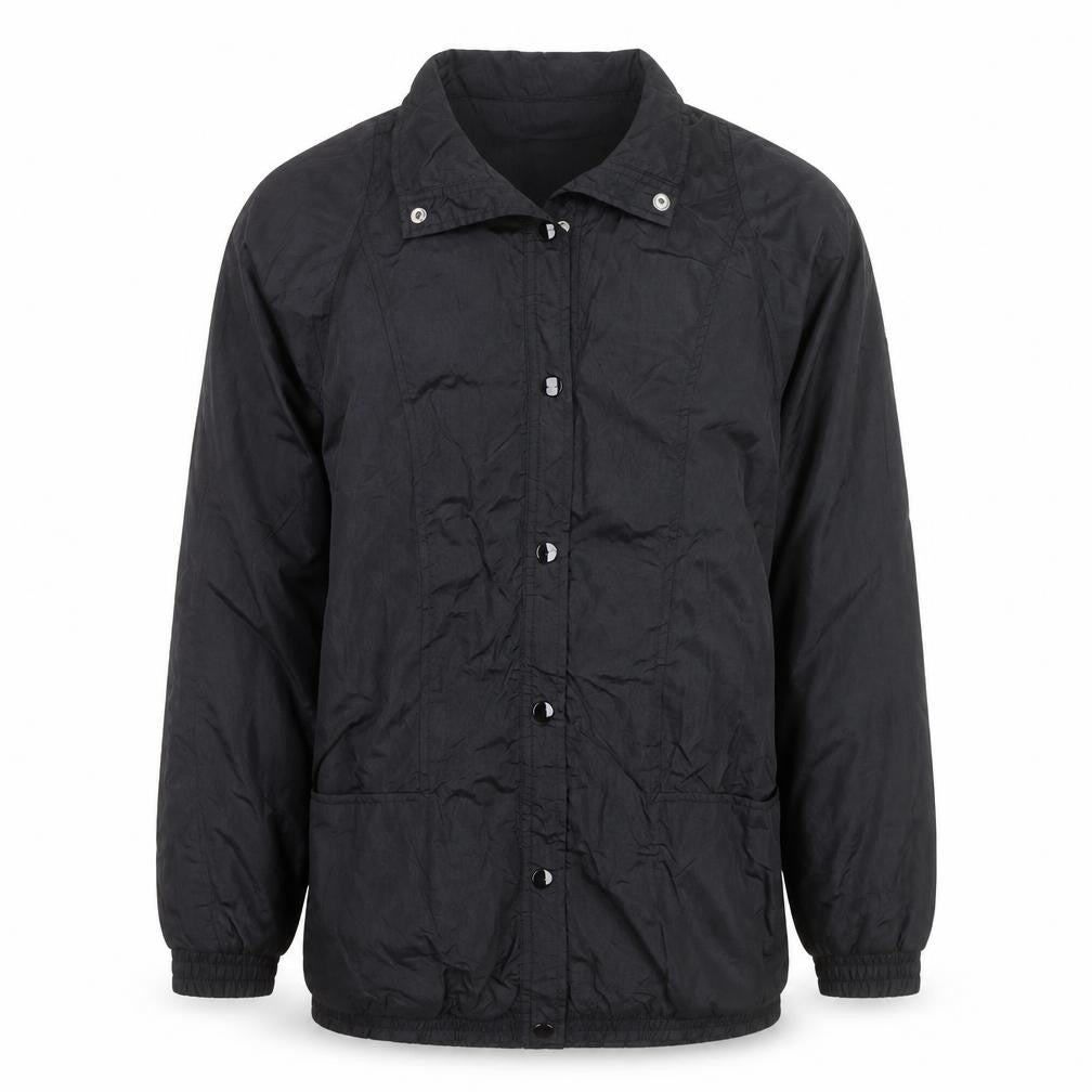 Tudor Court Men's Black Nylon Mid-Length Jacket Size M
