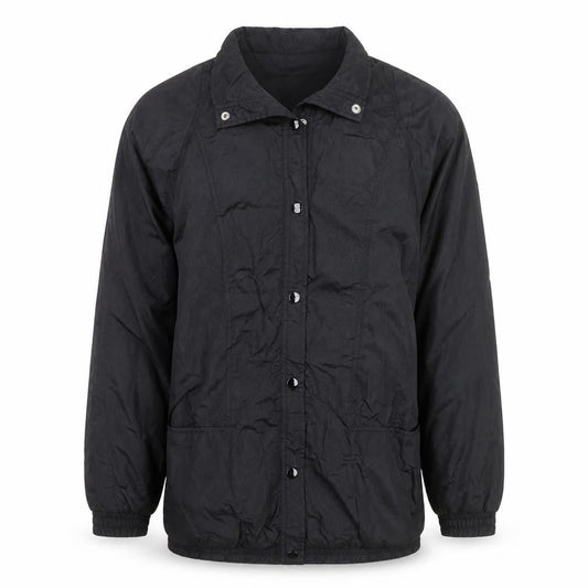 Tudor Court Men's Black Nylon Mid-Length Jacket Size M