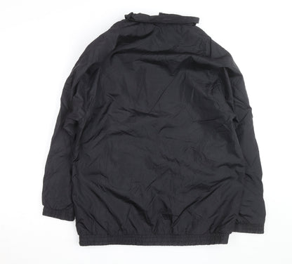 Tudor Court Men's Black Nylon Mid-Length Jacket Size M
