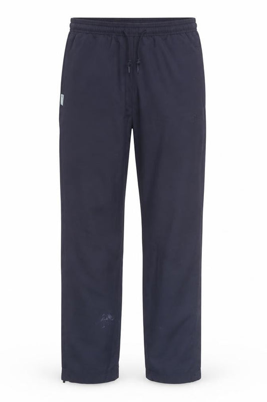 Front view of Adidas Men's Blue Track Pants M Regular Fit Activewear Trousers