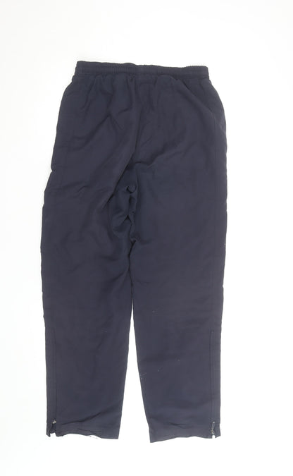 Adidas Men's Blue Track Pants M Regular Fit Activewear Trousers