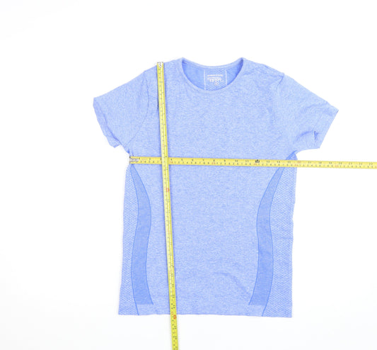 Dunnes Stores Mens Blue Performance Sport T-Shirt Size S