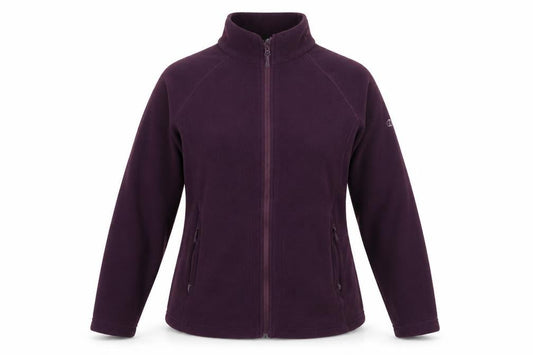 Berghaus Women's Purple Fleece Full Zip Jacket UK 12 Outdoor Hiking