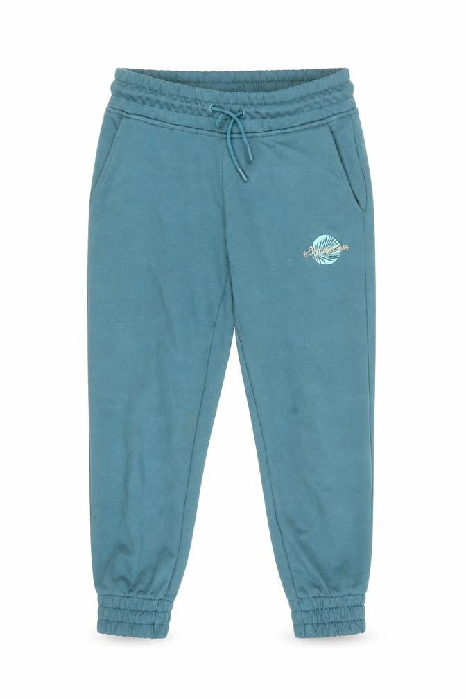 Front view of Energetics boys’ blue jogger sweatpants 8 years elastic waist activewear