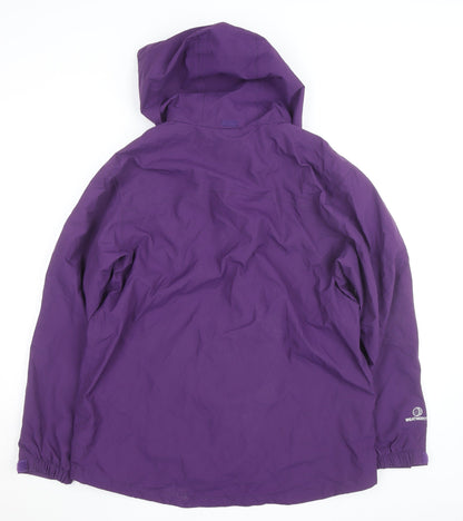 Karrimor Women's Purple Waterproof Hooded Rain Jacket Size 14